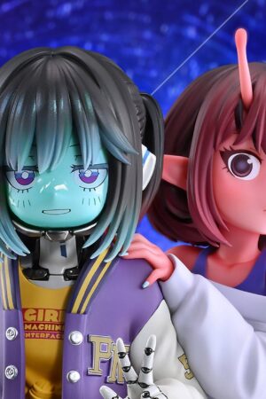 Medicos Entertainment Galaxy Express Milky☆Subway Chiharu & Makina Figure