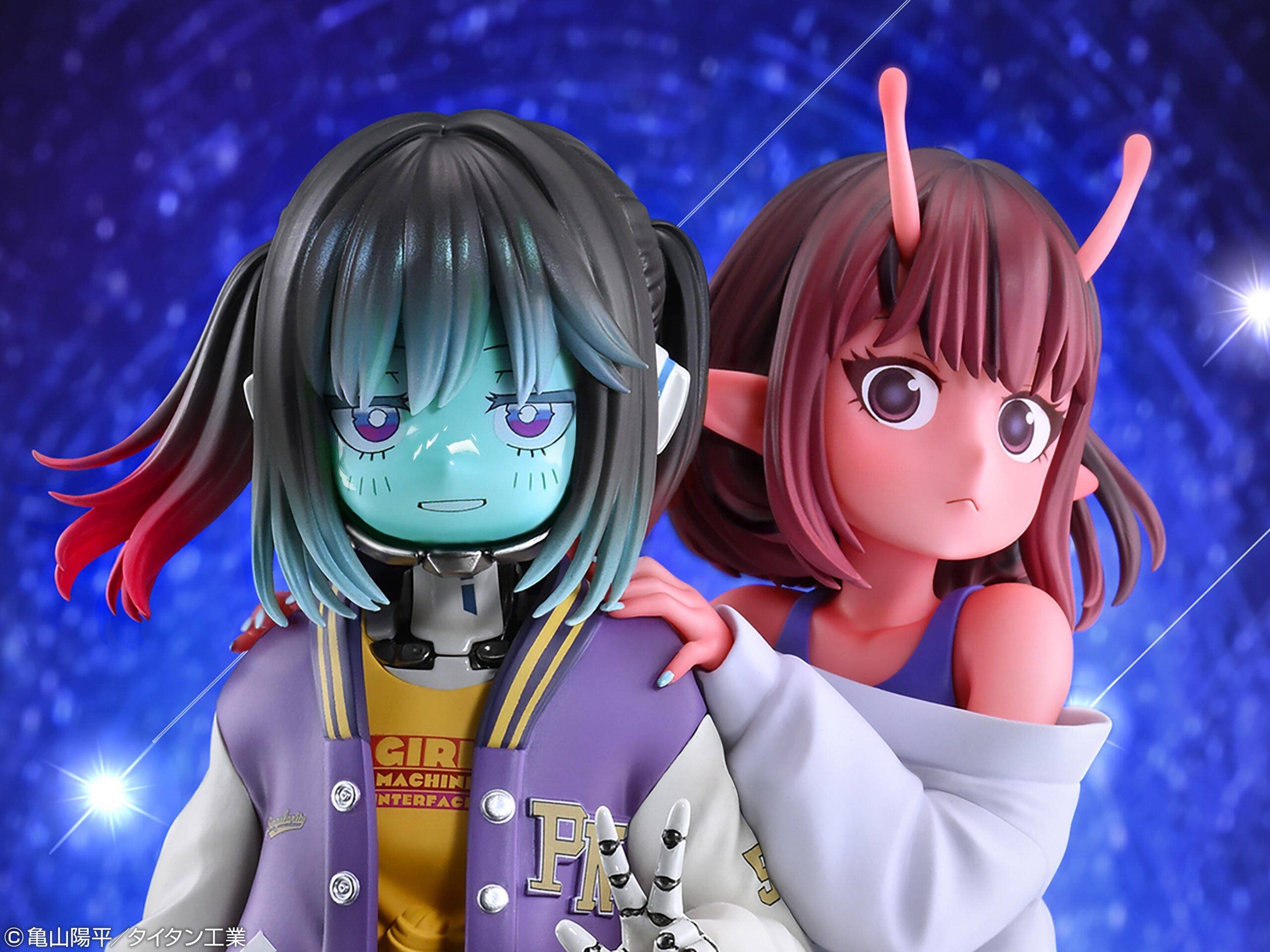 Medicos Entertainment Galaxy Express Milky☆Subway Chiharu & Makina Figure