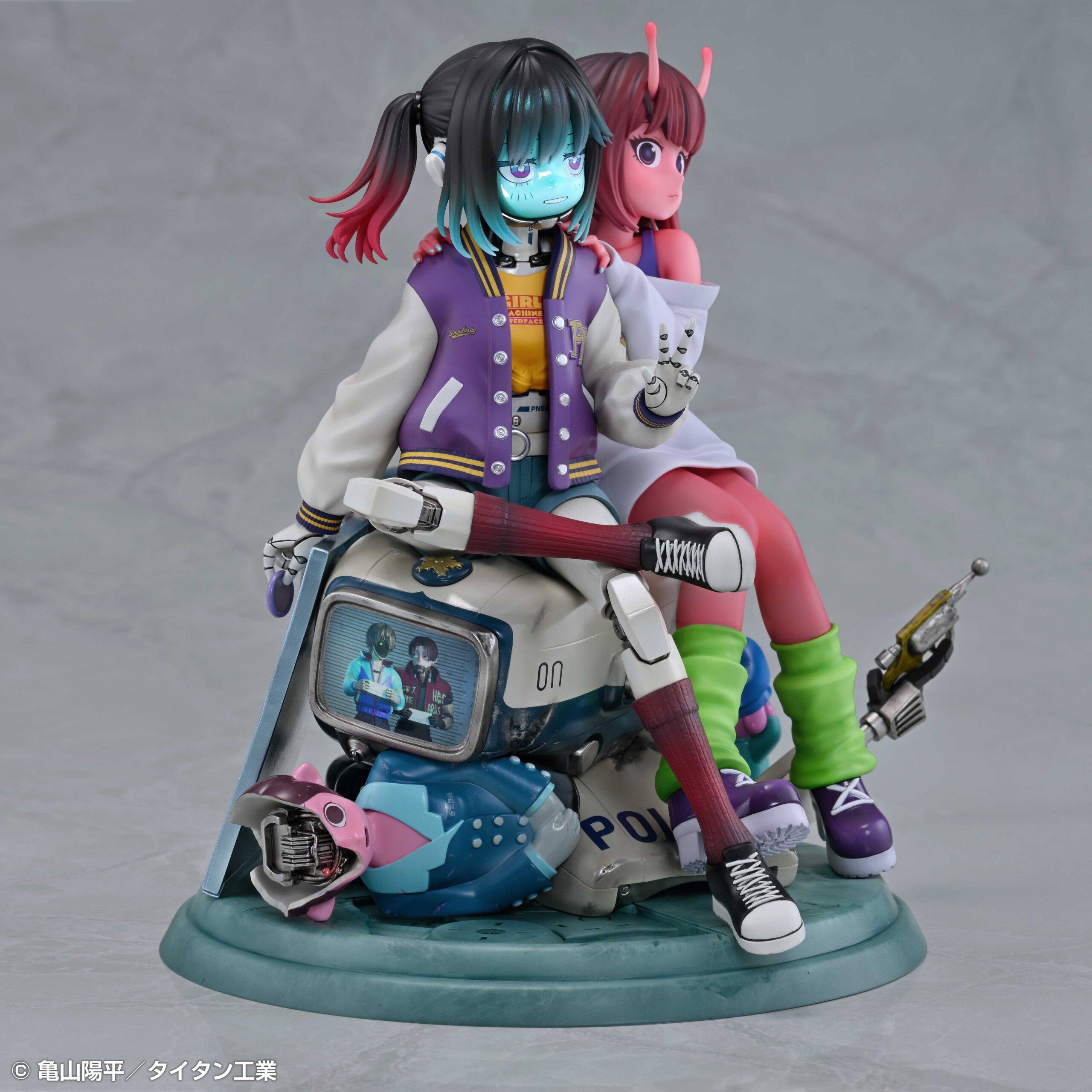 Medicos Entertainment Galaxy Express Milky☆Subway Chiharu & Makina Figure