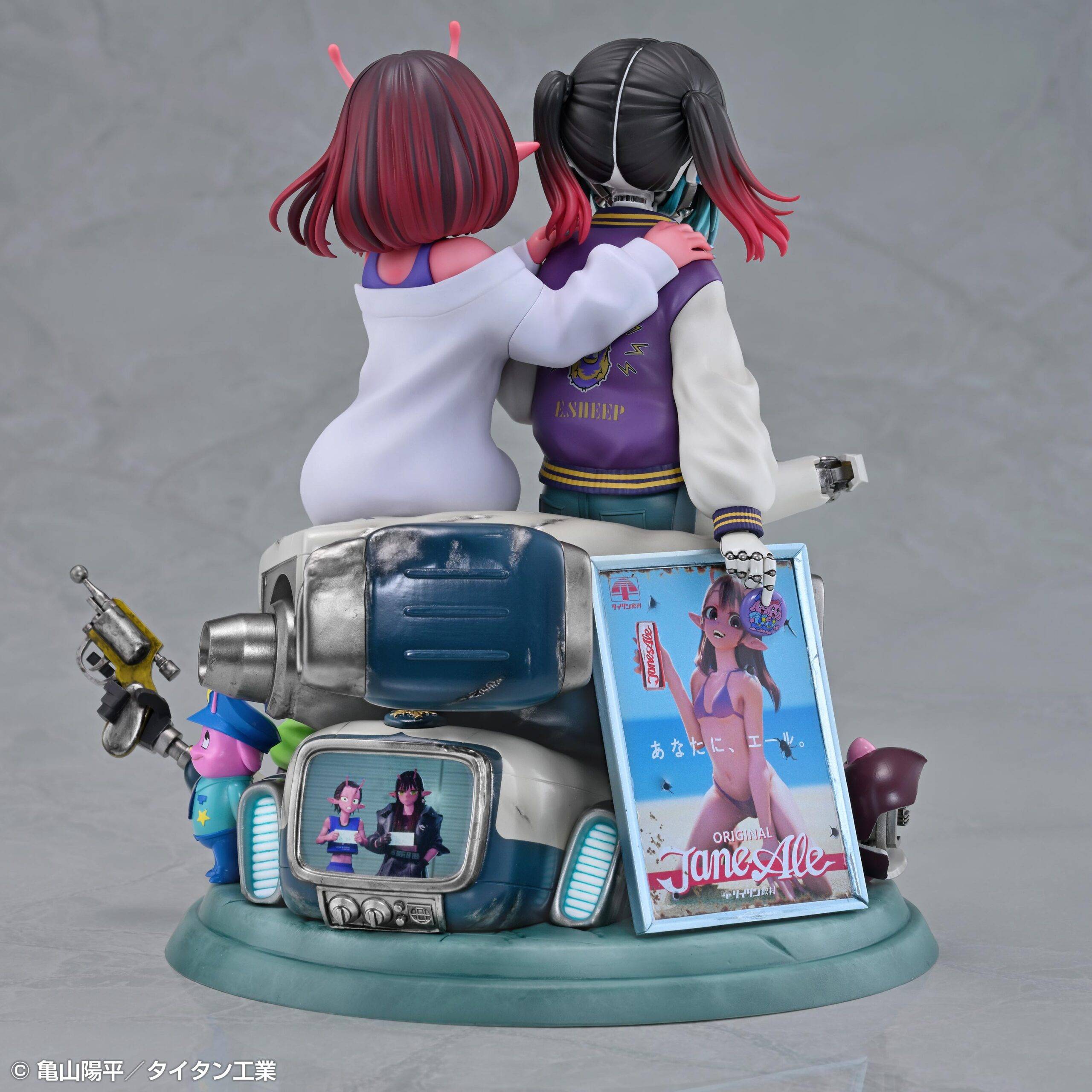 Medicos Entertainment Galaxy Express Milky☆Subway Chiharu & Makina Figure