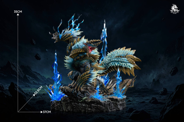 Monster Hunter Zinogre Trio 1/6 Scale Resin GK Statue Dragon Realm Studio