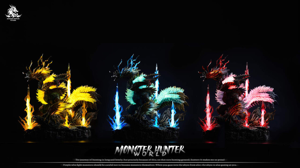 Monster Hunter Zinogre Trio 1/6 Scale Resin GK Statue Dragon Realm Studio