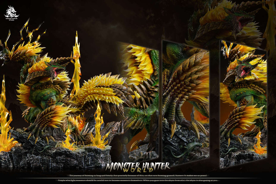 Monster Hunter Zinogre Trio 1/6 Scale Resin GK Statue Dragon Realm Studio