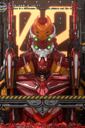Neon Genesis Evangelion EVA-02 & Asuka Hangar 16 Scale Statue-Meow Studio