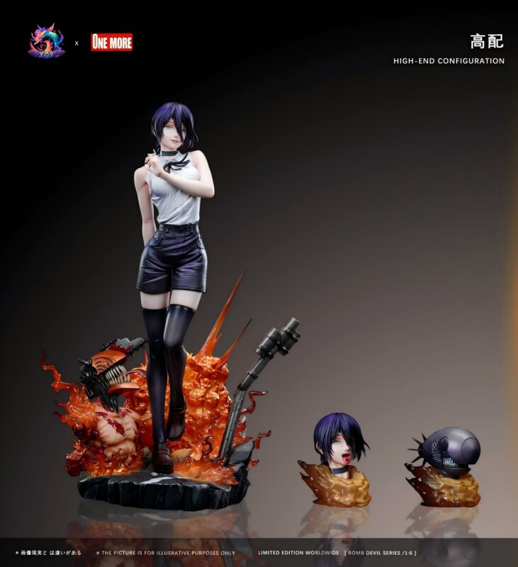 ONE MORE X YQY Studio Chainsaw Man Reze Statue
