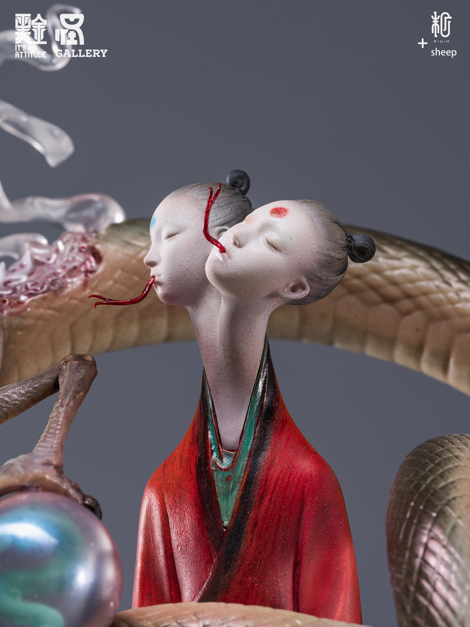 Original Design-Zhulong Resin Sculpture -Manas SUM - Image 9
