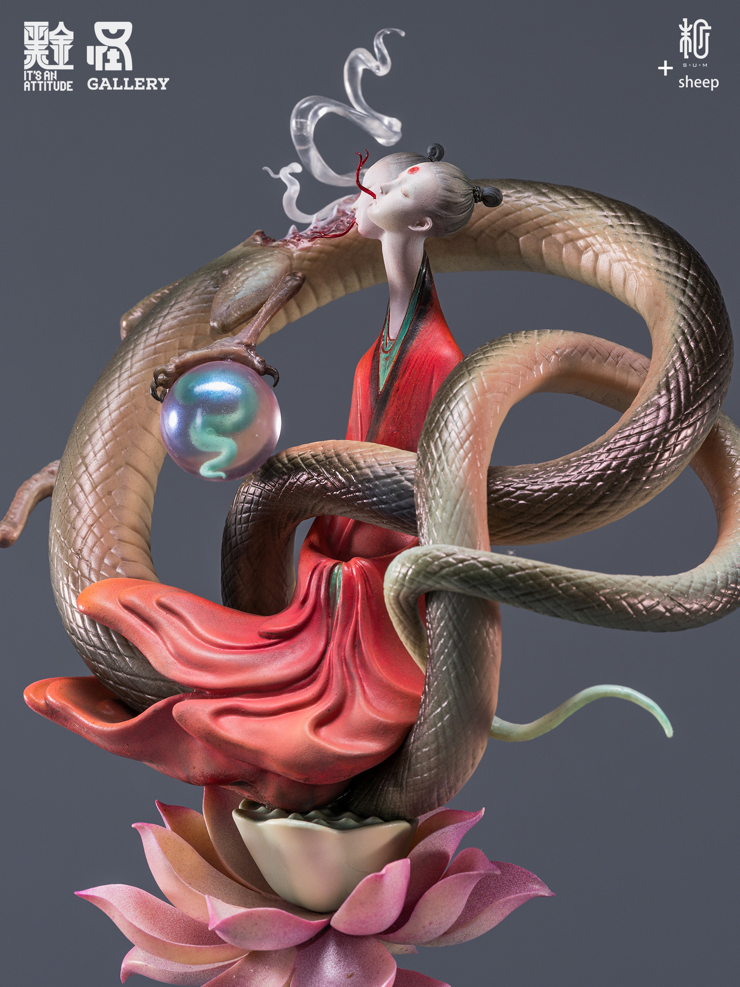 Original Design-Zhulong Resin Sculpture -Manas SUM - Image 12