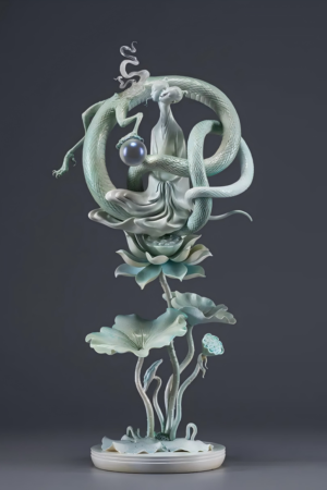 Alternative view of Original Design-Zhulong Resin Sculpture  -Manas SUM