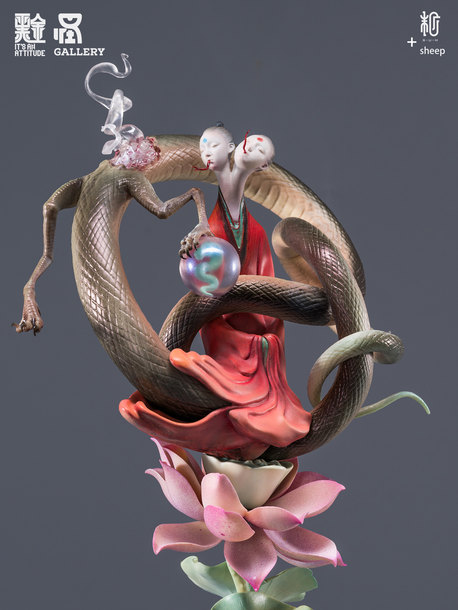Original Design-Zhulong Resin Sculpture -Manas SUM - Image 6