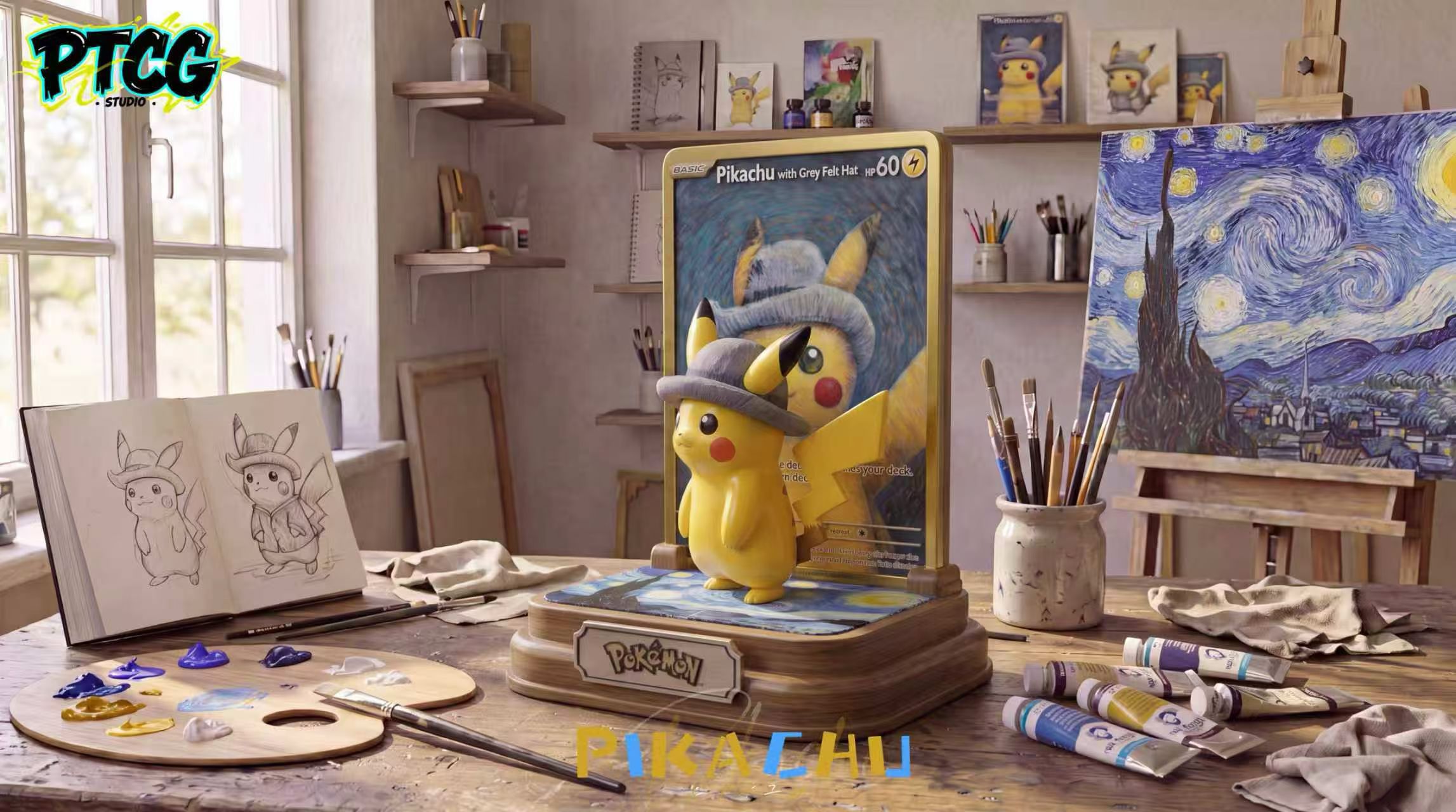 PTCG Studio Pokémon Pikachu Statue
