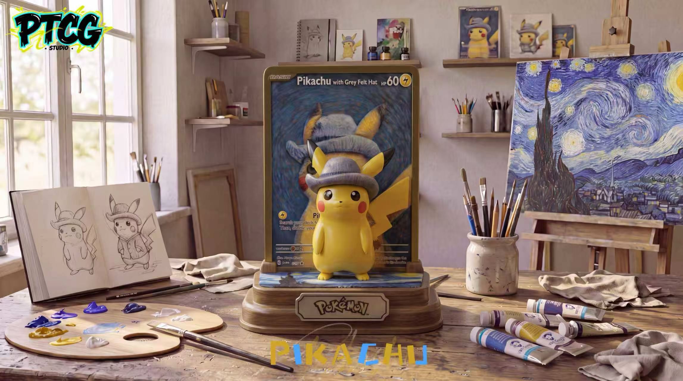 PTCG Studio Pokémon Pikachu Statue