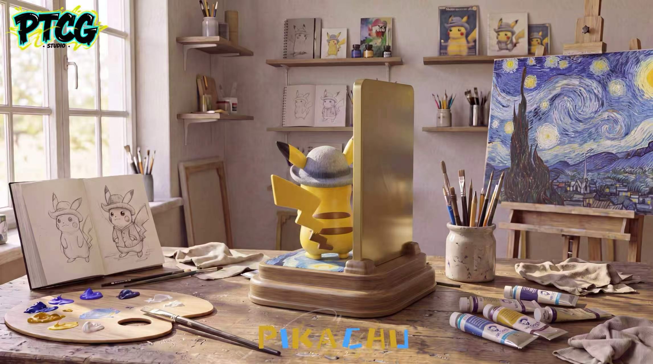 PTCG Studio Pokémon Pikachu Statue