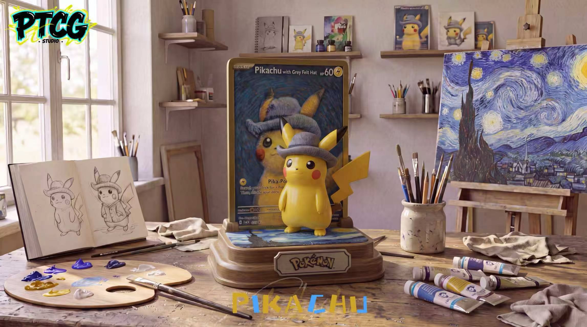 PTCG Studio Pokémon Pikachu Statue