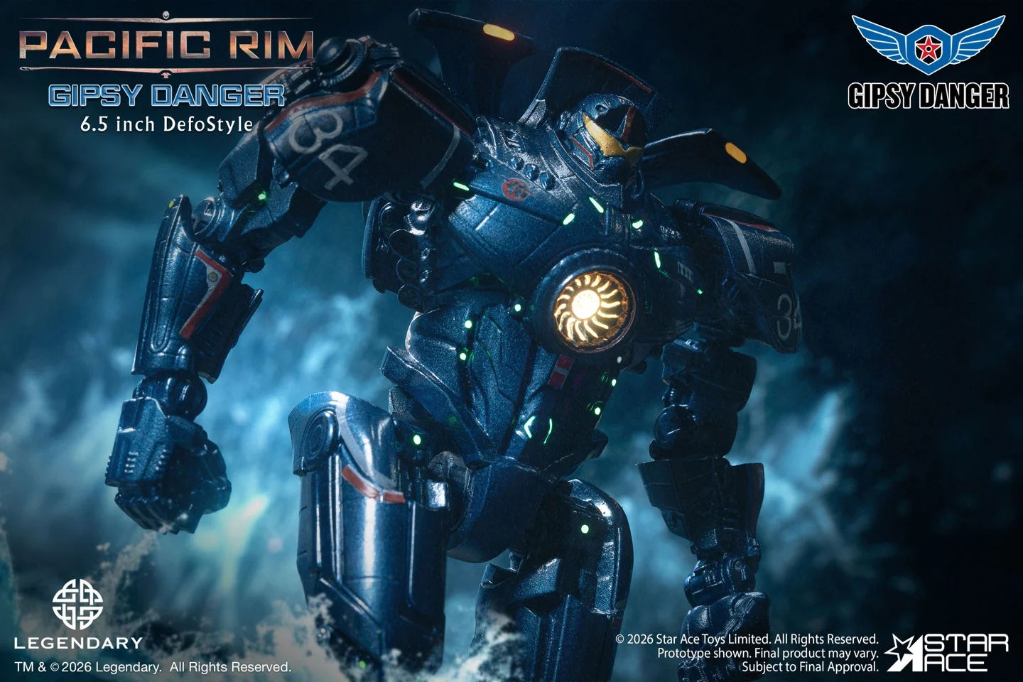 STAR ACE Toys Pacific Rim Cherno Alpha Gipsy Danger