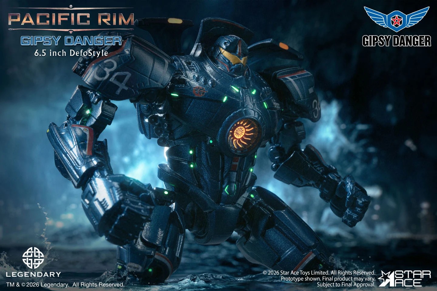 STAR ACE Toys Pacific Rim Cherno Alpha Gipsy Danger