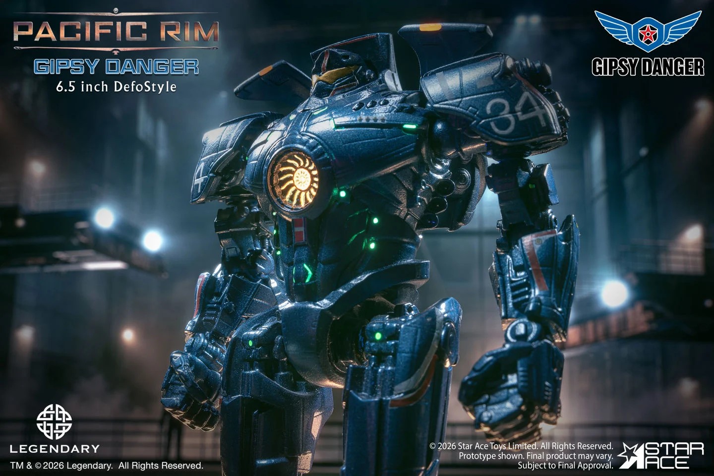 STAR ACE Toys Pacific Rim Cherno Alpha Gipsy Danger