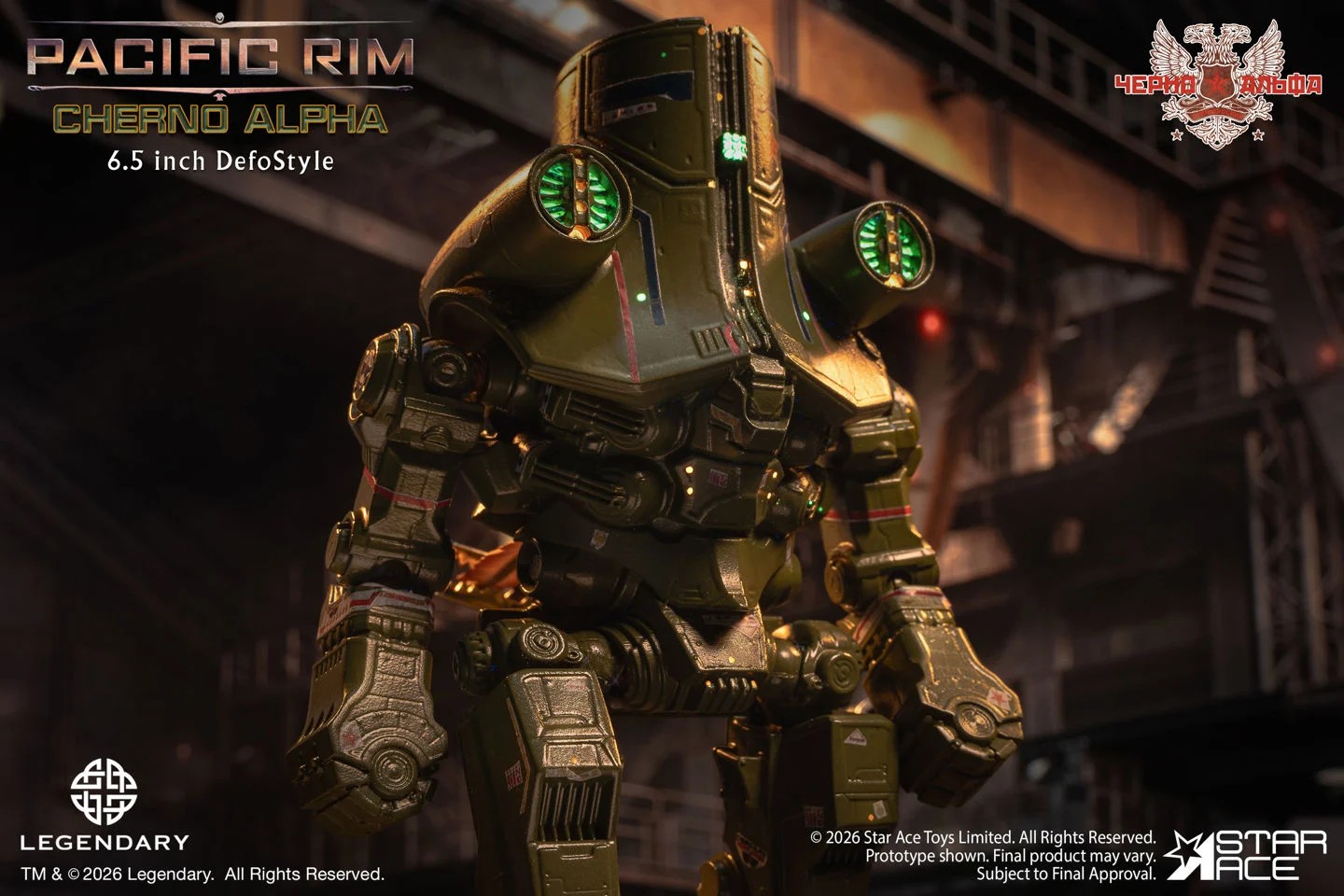STAR ACE Toys Pacific Rim Cherno Alpha Gipsy Danger