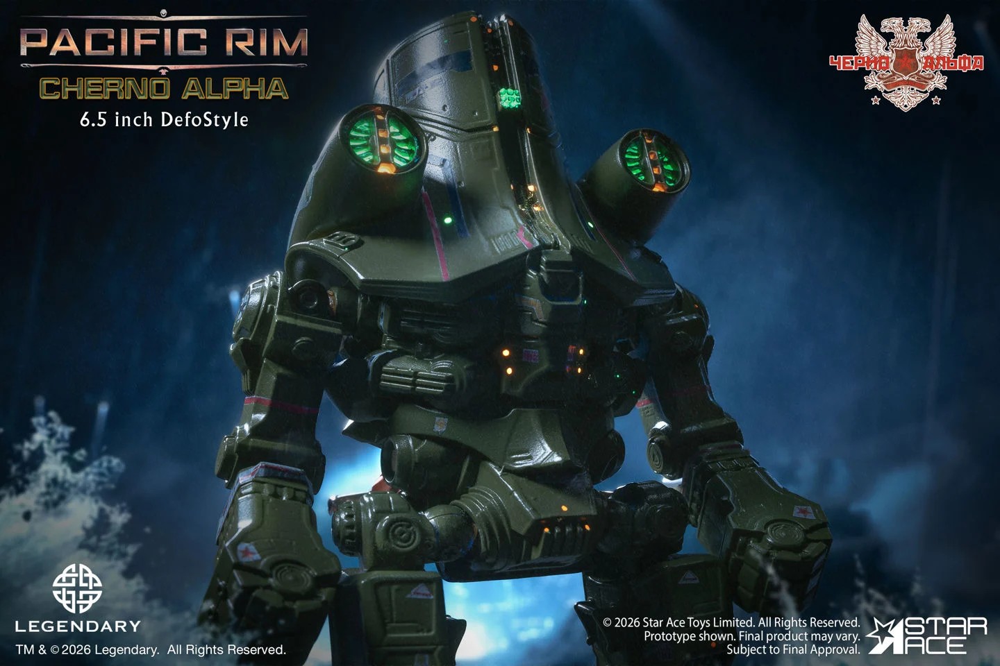 STAR ACE Toys Pacific Rim Cherno Alpha Gipsy Danger