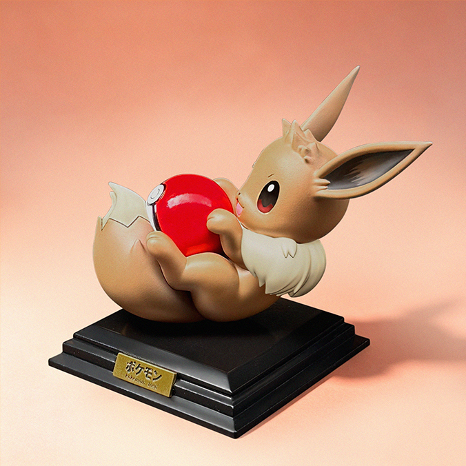 Pokémon Eevee with Pokéball 1/10 Scale 30th Anniversary Resin Statue - miumiu Studio