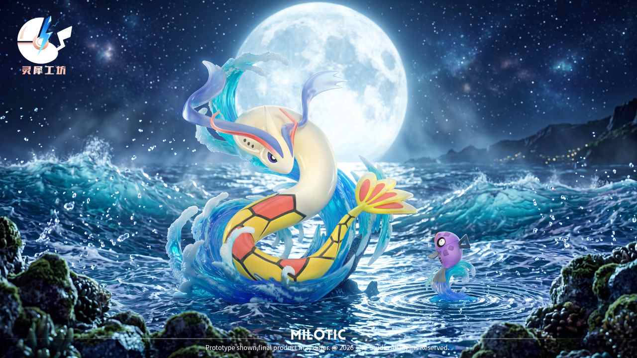 Pokémon Milotic & Feebas 120 Scale Resin Statue Set – Ling Xi Gong Fang Studio