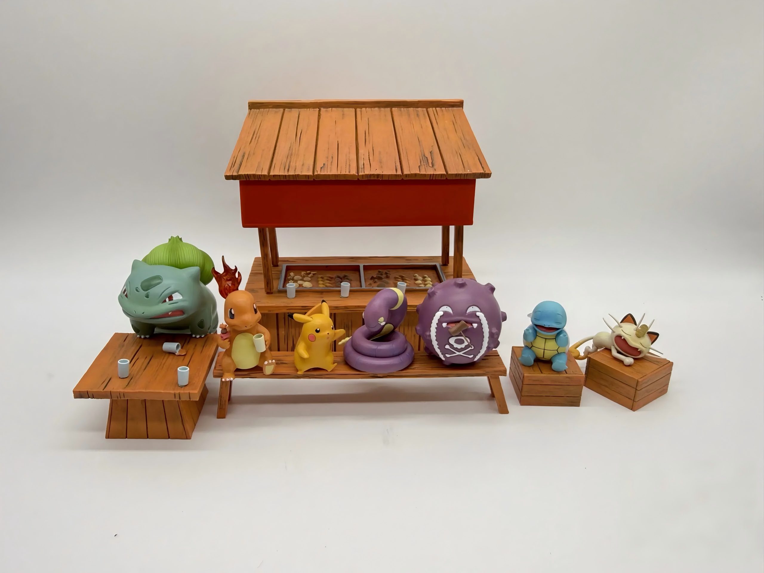 Chu Yuan Studio Pokémon Ekans Koffing Charmander Squirtle Meowth Bulbasaur Pikachu