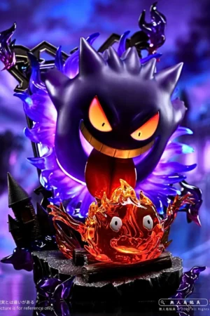 Long Miao Studio Howl’s Moving Castle Anime Figure Pokémon Calcifer Gengar
