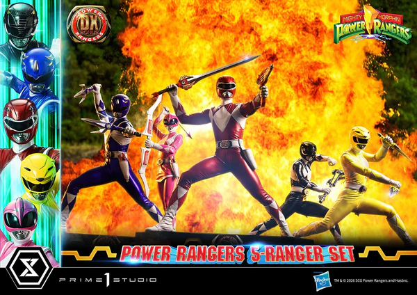 # Prime 1 Studio Premium Masterline Mighty Morphin Power Rangers 1/4 Scale DX Bonus Version "It's Morphin Time!" Relive the legendary transformation of the original heroes with the **Premium Masterline Mighty Morphin Power Rangers 1/4 Scale DX Bonus Version** from **Prime 1 Studio**. Celebrating over 30 years of the iconic franchise, this premium collectible brings together the **Red, Black, Blue, Yellow, and Pink Rangers** in stunning 1/4 scale, faithfully recreating their unforgettable **Roll Call** poses before battle. Expertly sculpted using the physiques of the original suit actors as reference, each Ranger showcases screen-accurate proportions, glossy helmets inspired by their respective Zords, and realistic suit textures. Combined with individually themed **Power Morpher** display bases and a wide selection of interchangeable weapon poses, this set delivers the definitive Power Rangers display for serious collectors. --- ## 📦 Product Information * **Brand:** Prime 1 Studio * **Collection:** Premium Masterline * **Product Name:** Mighty Morphin Power Rangers DX Bonus Version * **Series:** Mighty Morphin Power Rangers * **Characters:** Red Ranger, Black Ranger, Blue Ranger, Yellow Ranger, Pink Ranger * **Scale:** 1/4 * **Product Code:** PMPWR-01DXS * **Material:** Polystone and Other Premium Materials * **Estimated Cartons:** 3 Boxes * **Product Weight:** Approx. 8.42 kg * **Region:** Region Exclusive ### Display Size (Five Rangers) * **Height:** 57–62 cm * **Width:** 111 cm * **Depth:** 58–78 cm ### Individual Ranger Dimensions **Red Ranger** * Height: 47–62 cm * Width: 42 cm * Depth: 20–34 cm **Black Ranger** * Height: 43–44 cm * Width: 42 cm * Depth: 20 cm **Blue Ranger** * Height: 46–54 cm * Width: 42 cm * Depth: 29–46 cm **Yellow Ranger** * Height: 40–48 cm * Width: 42 cm * Depth: 23–31 cm **Pink Ranger** * Height: 56–57 cm * Width: 42 cm * Depth: 23–32 cm --- ## ✨ Product Features * Official **Prime 1 Studio Premium Masterline** collectible. * Features all **five original Mighty Morphin Power Rangers** in premium 1/4 scale. * Inspired by the iconic **Roll Call** sequence before the team shouts "GO GO POWER RANGERS!" * Screen-accurate helmets with high-gloss finishes representing each Ranger's Zord. * Realistic body proportions faithfully based on the original suit actors. * Highly detailed sculpting recreates the natural folds and stretched texture of each Ranger suit. * Individually designed **Power Morpher** themed bases inspired by the transformation sequence. * Extensive interchangeable parts allow collectors to recreate multiple action scenes. * Premium polystone construction with museum-quality paint application. * Perfect centerpiece for Power Rangers fans and high-end statue collectors. --- ## ⚔️ Interchangeable Parts & Accessories ### 🔴 Red Ranger * Power Morpher Display Base * Roll Call Pose Arms * Two-Handed Power Sword Pose Arms * Right Arm with Power Sword * Open Left Hand * **Bonus Exclusive:** Left Hand Holding Blade Blaster --- ### ⚫ Black Ranger * Power Morpher Display Base * Roll Call Pose Arms * Power Axe Slash Attack Arms * Power Axe Cannon Mode Arms --- ### 🔵 Blue Ranger * Power Morpher Display Base * Roll Call Pose Arms * Power Lance (Separated Form) * Power Lance (Combined Form) --- ### 🟡 Yellow Ranger * Power Morpher Display Base * Roll Call Pose Arms * Power Daggers Mid Guard Pose * Extended Attack Pose Arms --- ### 🌸 Pink Ranger * Power Morpher Display Base * Roll Call Pose Arms * Power Bow with Arrow Nocked * Fully Drawn Power Bow Pose --- ## 🎁 DX Bonus Version Exclusive * **Red Ranger Left Hand Holding Blade Blaster** The legendary sidearm used throughout the series is included exclusively with the DX Bonus Version, adding another iconic display option for the team's leader. --- ## ⭐ Why You'll Love It The **Prime 1 Studio Mighty Morphin Power Rangers Premium Masterline DX Bonus Version** is the ultimate tribute to the team that defined a generation of superheroes. Every Ranger has been recreated with incredible attention to detail—from the glossy helmets and athletic suit proportions to the iconic Power Weapons and transformation-inspired display bases. Whether displayed individually or assembled into the complete five-member Roll Call formation, this museum-quality statue set captures the excitement, nostalgia, and heroic spirit of the original **Mighty Morphin Power Rangers**, making it an essential masterpiece for longtime fans and premium statue collectors alike.