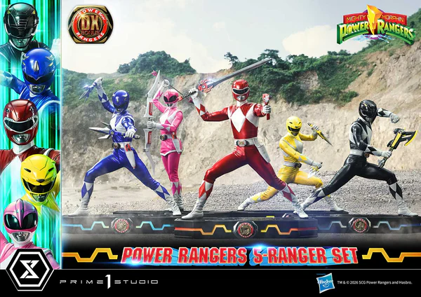 # Prime 1 Studio Premium Masterline Mighty Morphin Power Rangers 1/4 Scale DX Bonus Version "It's Morphin Time!" Relive the legendary transformation of the original heroes with the **Premium Masterline Mighty Morphin Power Rangers 1/4 Scale DX Bonus Version** from **Prime 1 Studio**. Celebrating over 30 years of the iconic franchise, this premium collectible brings together the **Red, Black, Blue, Yellow, and Pink Rangers** in stunning 1/4 scale, faithfully recreating their unforgettable **Roll Call** poses before battle. Expertly sculpted using the physiques of the original suit actors as reference, each Ranger showcases screen-accurate proportions, glossy helmets inspired by their respective Zords, and realistic suit textures. Combined with individually themed **Power Morpher** display bases and a wide selection of interchangeable weapon poses, this set delivers the definitive Power Rangers display for serious collectors. --- ## 📦 Product Information * **Brand:** Prime 1 Studio * **Collection:** Premium Masterline * **Product Name:** Mighty Morphin Power Rangers DX Bonus Version * **Series:** Mighty Morphin Power Rangers * **Characters:** Red Ranger, Black Ranger, Blue Ranger, Yellow Ranger, Pink Ranger * **Scale:** 1/4 * **Product Code:** PMPWR-01DXS * **Material:** Polystone and Other Premium Materials * **Estimated Cartons:** 3 Boxes * **Product Weight:** Approx. 8.42 kg * **Region:** Region Exclusive ### Display Size (Five Rangers) * **Height:** 57–62 cm * **Width:** 111 cm * **Depth:** 58–78 cm ### Individual Ranger Dimensions **Red Ranger** * Height: 47–62 cm * Width: 42 cm * Depth: 20–34 cm **Black Ranger** * Height: 43–44 cm * Width: 42 cm * Depth: 20 cm **Blue Ranger** * Height: 46–54 cm * Width: 42 cm * Depth: 29–46 cm **Yellow Ranger** * Height: 40–48 cm * Width: 42 cm * Depth: 23–31 cm **Pink Ranger** * Height: 56–57 cm * Width: 42 cm * Depth: 23–32 cm --- ## ✨ Product Features * Official **Prime 1 Studio Premium Masterline** collectible. * Features all **five original Mighty Morphin Power Rangers** in premium 1/4 scale. * Inspired by the iconic **Roll Call** sequence before the team shouts "GO GO POWER RANGERS!" * Screen-accurate helmets with high-gloss finishes representing each Ranger's Zord. * Realistic body proportions faithfully based on the original suit actors. * Highly detailed sculpting recreates the natural folds and stretched texture of each Ranger suit. * Individually designed **Power Morpher** themed bases inspired by the transformation sequence. * Extensive interchangeable parts allow collectors to recreate multiple action scenes. * Premium polystone construction with museum-quality paint application. * Perfect centerpiece for Power Rangers fans and high-end statue collectors. --- ## ⚔️ Interchangeable Parts & Accessories ### 🔴 Red Ranger * Power Morpher Display Base * Roll Call Pose Arms * Two-Handed Power Sword Pose Arms * Right Arm with Power Sword * Open Left Hand * **Bonus Exclusive:** Left Hand Holding Blade Blaster --- ### ⚫ Black Ranger * Power Morpher Display Base * Roll Call Pose Arms * Power Axe Slash Attack Arms * Power Axe Cannon Mode Arms --- ### 🔵 Blue Ranger * Power Morpher Display Base * Roll Call Pose Arms * Power Lance (Separated Form) * Power Lance (Combined Form) --- ### 🟡 Yellow Ranger * Power Morpher Display Base * Roll Call Pose Arms * Power Daggers Mid Guard Pose * Extended Attack Pose Arms --- ### 🌸 Pink Ranger * Power Morpher Display Base * Roll Call Pose Arms * Power Bow with Arrow Nocked * Fully Drawn Power Bow Pose --- ## 🎁 DX Bonus Version Exclusive * **Red Ranger Left Hand Holding Blade Blaster** The legendary sidearm used throughout the series is included exclusively with the DX Bonus Version, adding another iconic display option for the team's leader. --- ## ⭐ Why You'll Love It The **Prime 1 Studio Mighty Morphin Power Rangers Premium Masterline DX Bonus Version** is the ultimate tribute to the team that defined a generation of superheroes. Every Ranger has been recreated with incredible attention to detail—from the glossy helmets and athletic suit proportions to the iconic Power Weapons and transformation-inspired display bases. Whether displayed individually or assembled into the complete five-member Roll Call formation, this museum-quality statue set captures the excitement, nostalgia, and heroic spirit of the original **Mighty Morphin Power Rangers**, making it an essential masterpiece for longtime fans and premium statue collectors alike.
