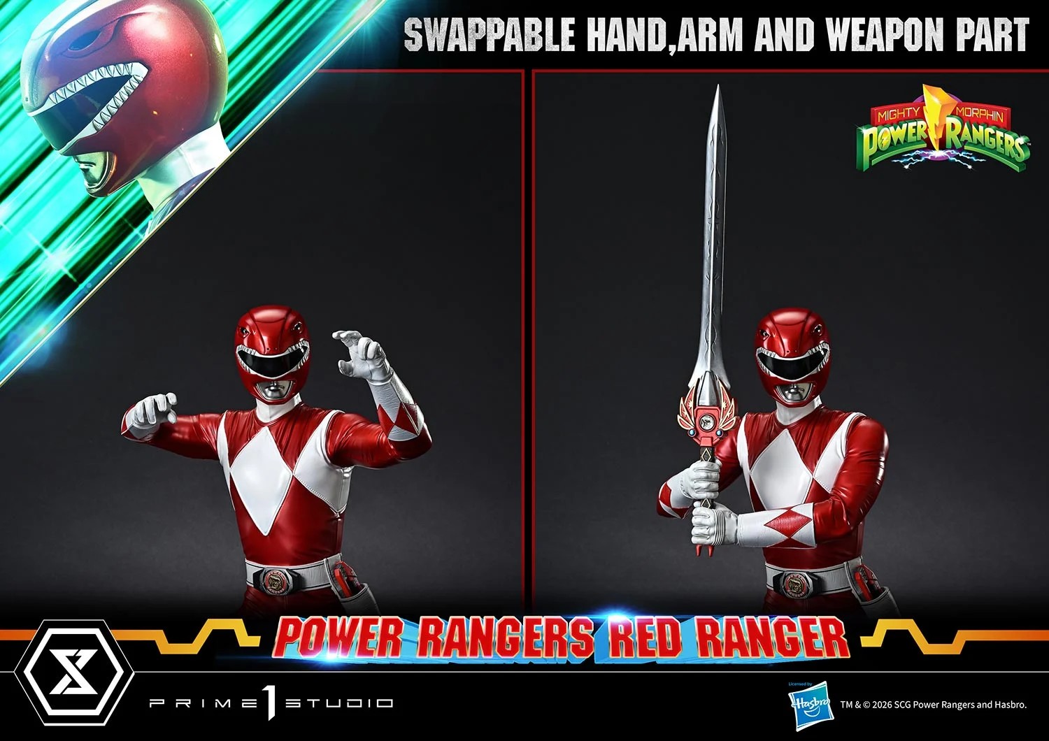 Prime 1 Studio Power Rangers Red Power Ranger