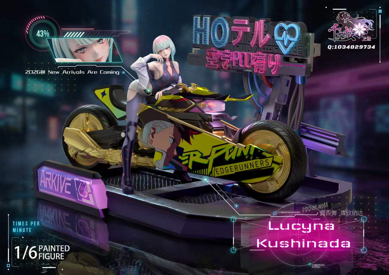 QBYGZ Studio — Motorcycle Lucy Cyberpunk 16 Scale