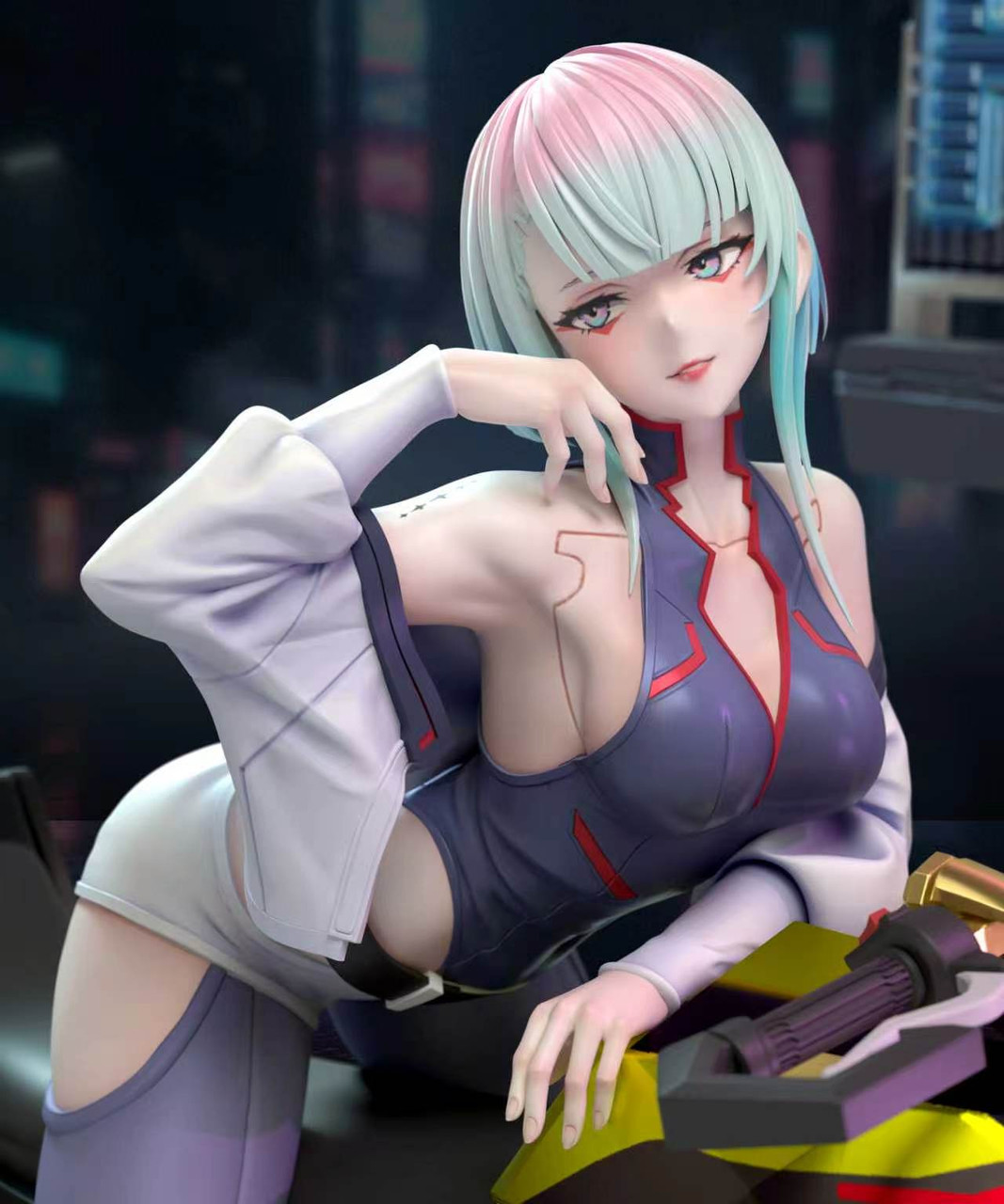 QBYGZ Studio — Motorcycle Lucy Cyberpunk 16 Scale