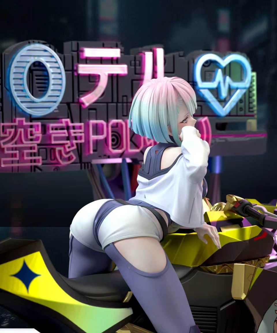 QBYGZ Studio — Motorcycle Lucy Cyberpunk 16 Scale