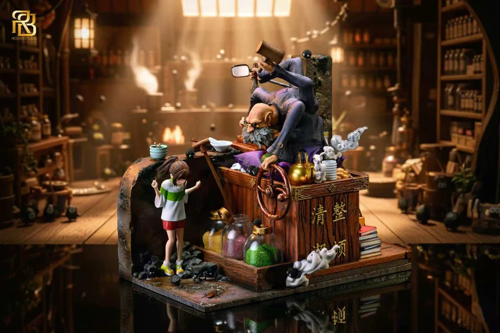 ReBorn Studio Spirited Away Kamaji Statue