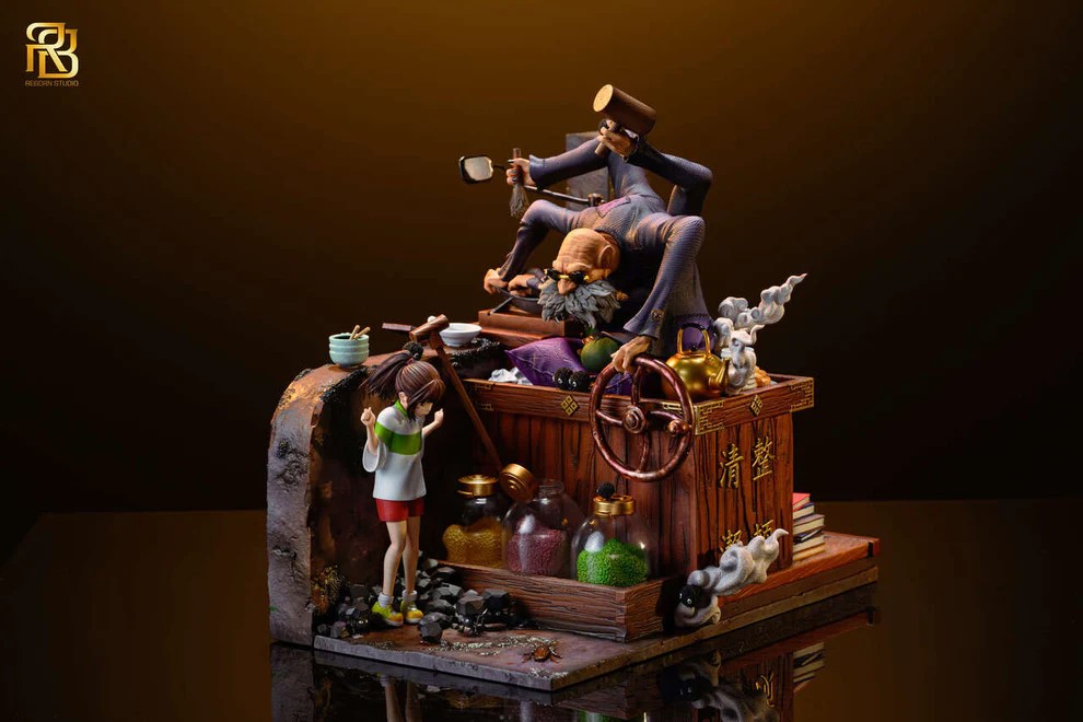 ReBorn Studio Spirited Away Kamaji Statue