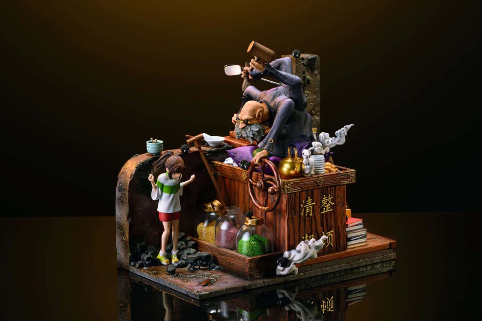ReBorn Studio Spirited Away Kamaji Statue