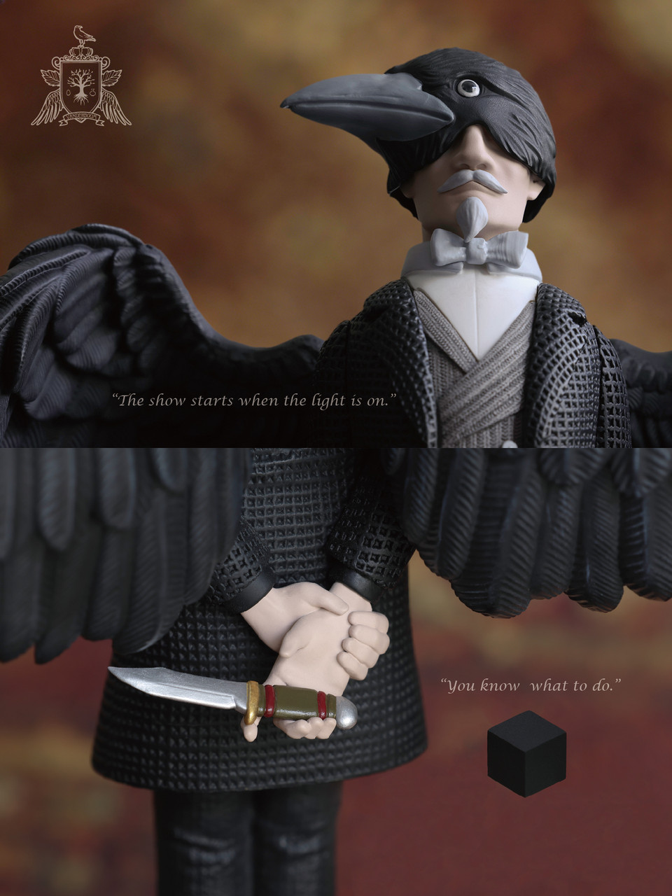 Rusty Lake: Roots Mr. Crow Statue -DIG Museum Studio