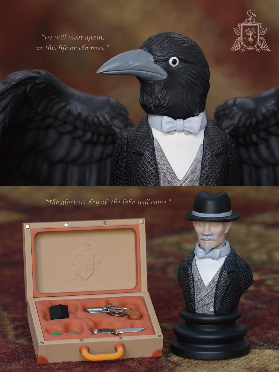 Rusty Lake: Roots Mr. Crow Statue -DIG Museum Studio