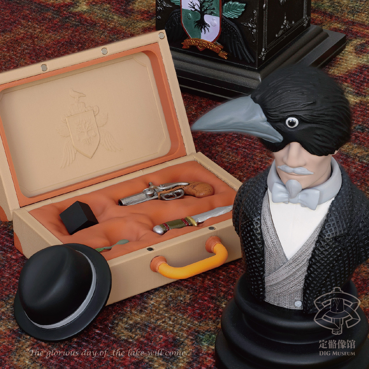 Rusty Lake: Roots Mr. Crow Statue -DIG Museum Studio