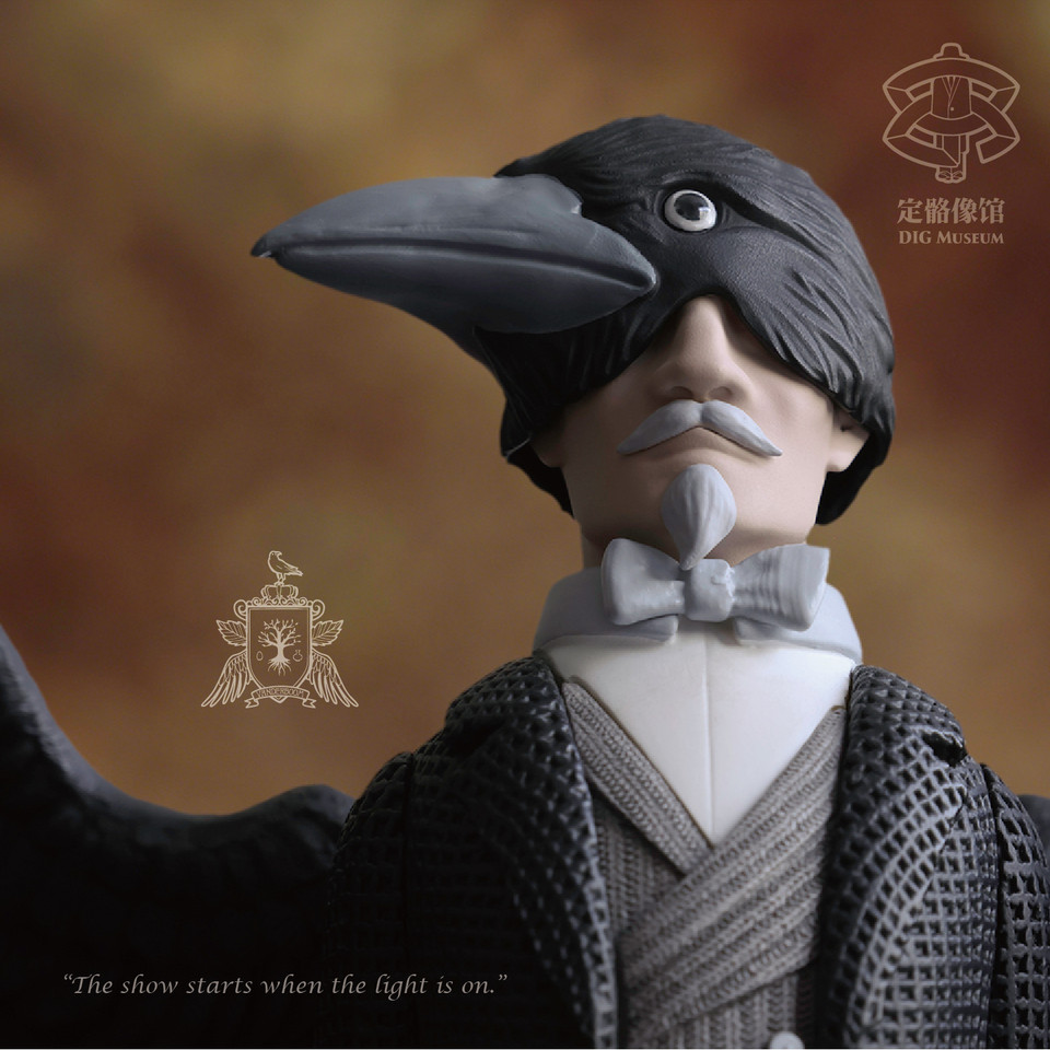 Rusty Lake: Roots Mr. Crow Statue -DIG Museum Studio