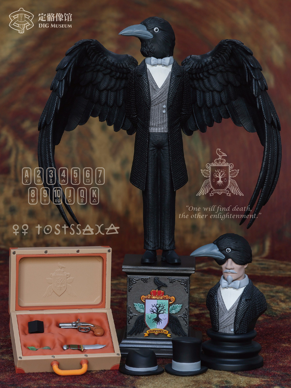 Rusty Lake: Roots Mr. Crow Statue -DIG Museum Studio