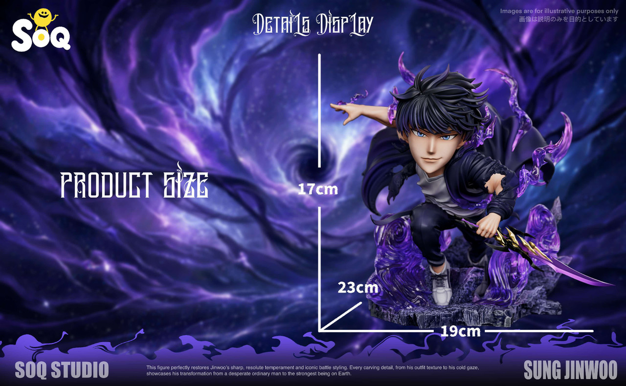 SOQ Studio Solo Leveling Sung Jin Woo Statue