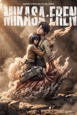 Saoirse Studio Attack on Titan Eren & Mikasa Statue