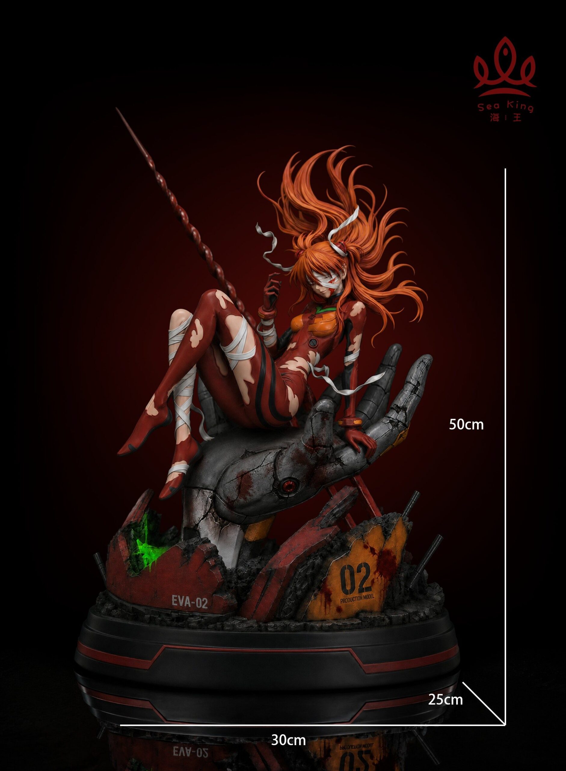 Sea King Studio - Neon Genesis Evangelion Asuka 1/6 Scale Limited Edition Statue - Image 5