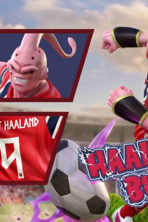 SkyRealm Studio Dragon Ball Majin Buu × Haaland Statue