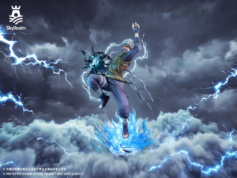 SkyRealm Studio Naruto Kakashi Hatake Raikiri Statue