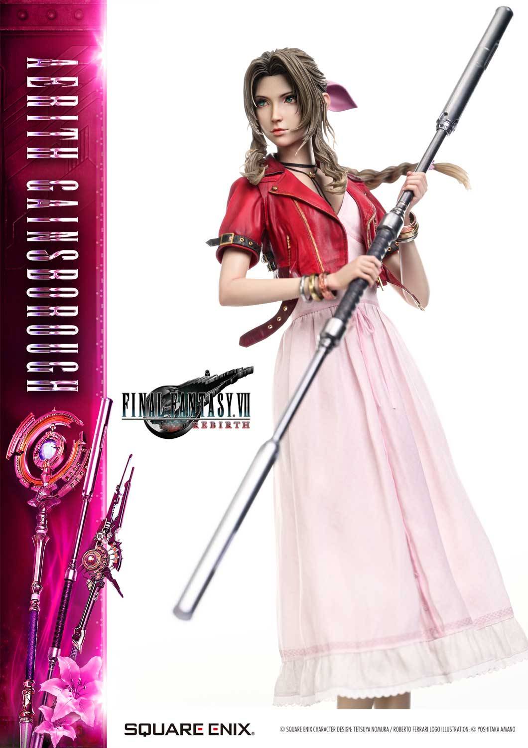Square Enix Final Fantasy VII Rebirth Aerith Gainsborough Statue