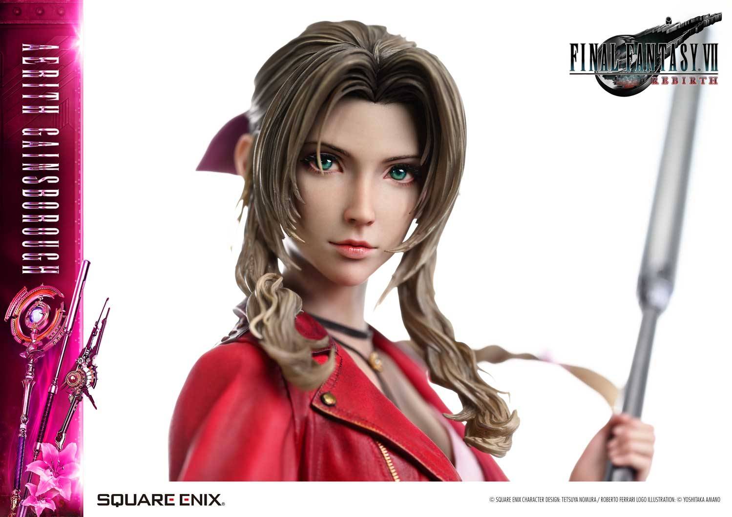 Square Enix Final Fantasy VII Rebirth Aerith Gainsborough Statue