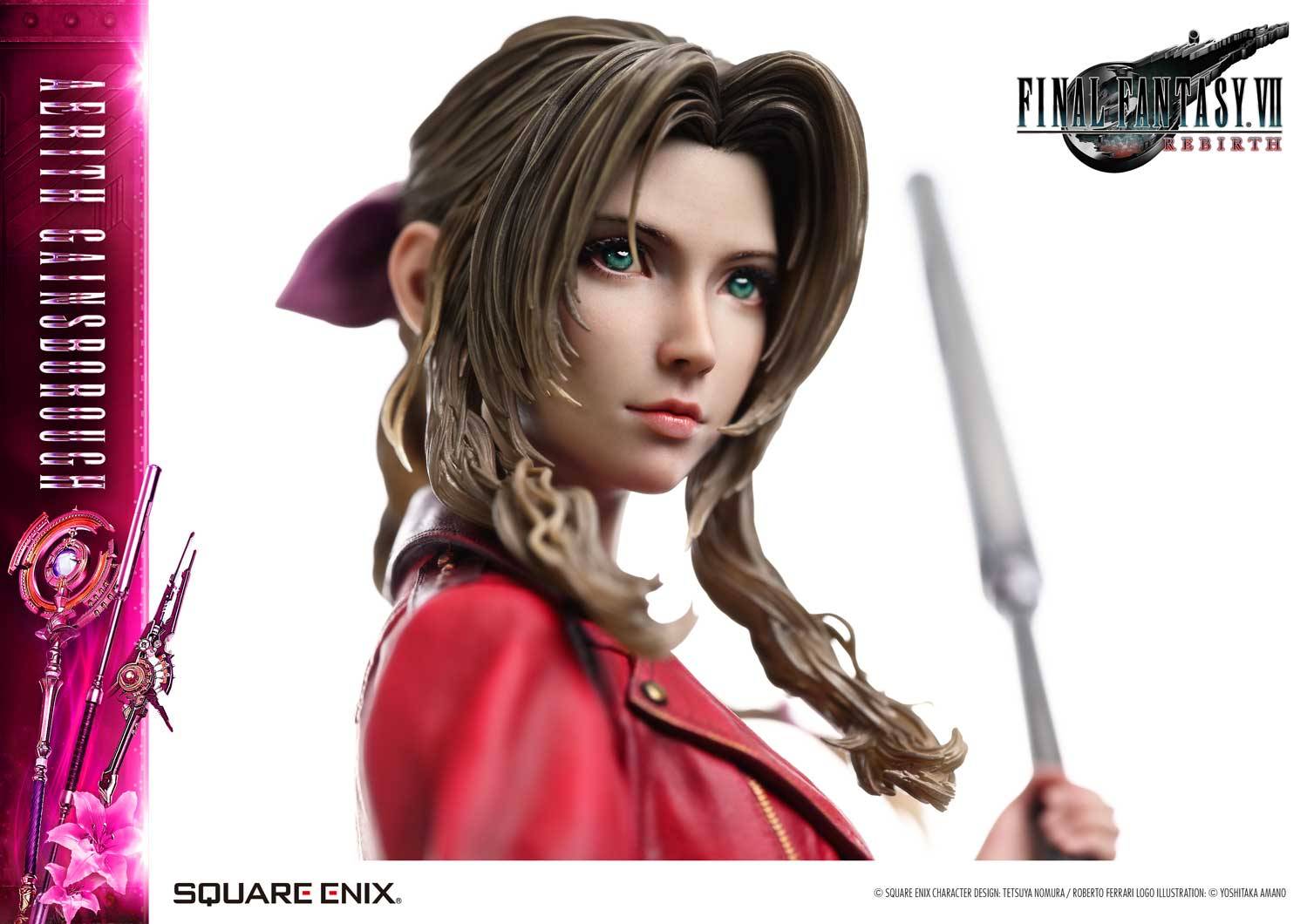 Square Enix Final Fantasy VII Rebirth Aerith Gainsborough Statue