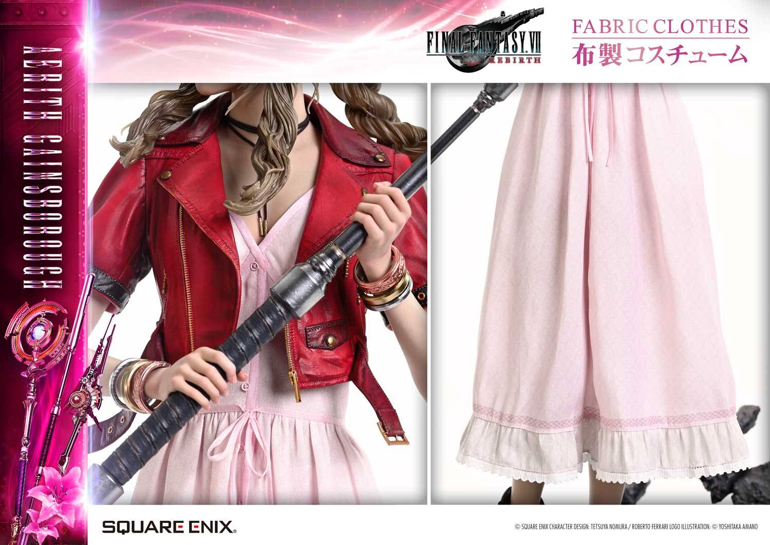 Square Enix Final Fantasy VII Rebirth Aerith Gainsborough Statue