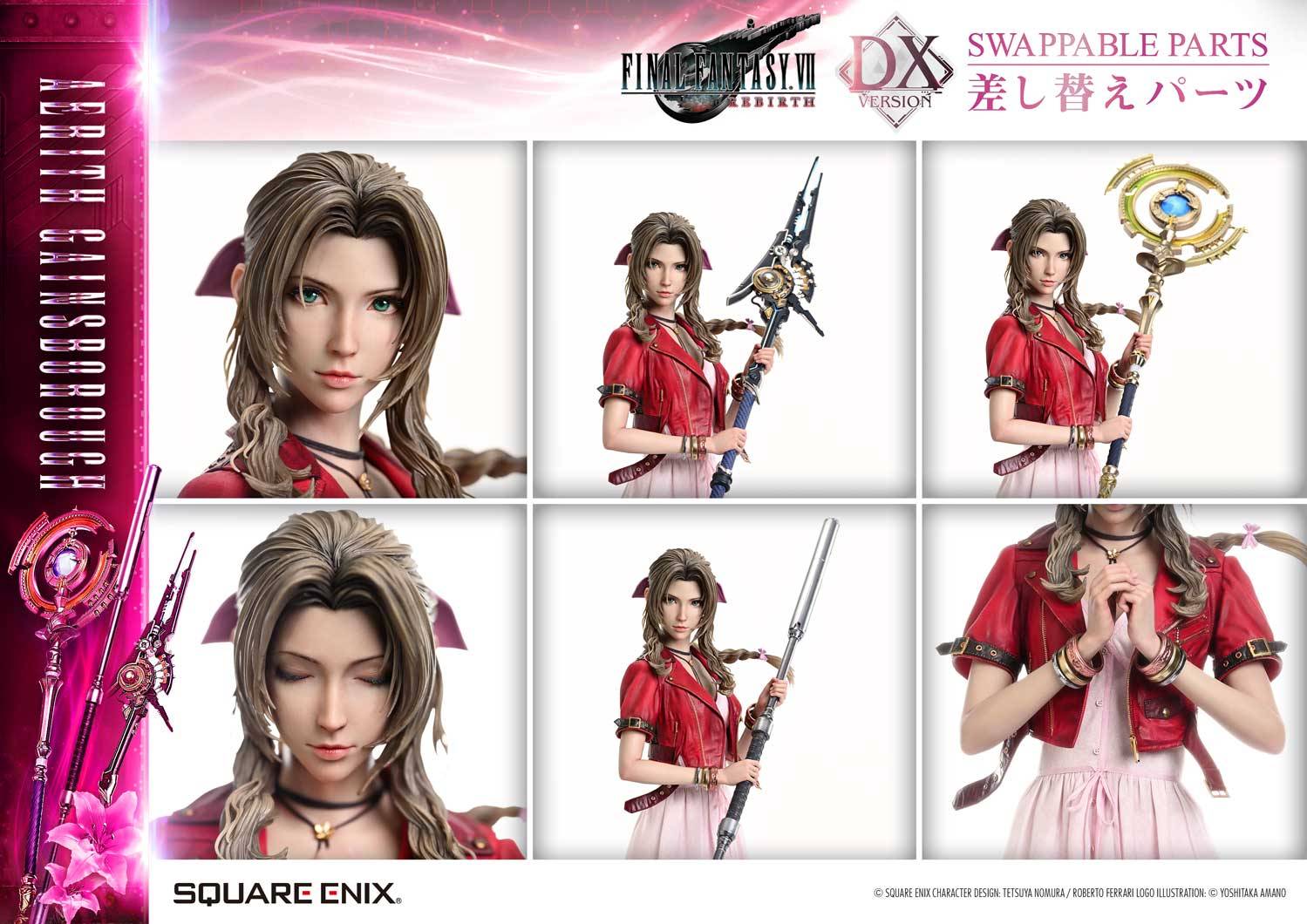 Square Enix Final Fantasy VII Rebirth Aerith Gainsborough Statue
